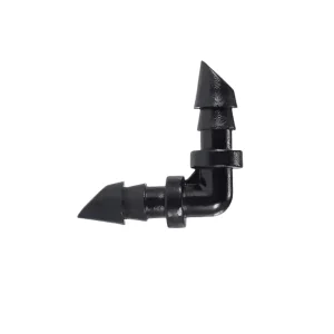100Pcs Drip Irrigation System Accessories 1/4 Tube Connectors for Flower Pots Vegetable Gardens Lawn Watering Hose
