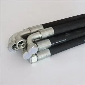 100ft 8mm Reinforced Air Hose 1/4 Inch High Pressure Rubber Hose Durable and Flexible for Compressor Tools and Inflator Use