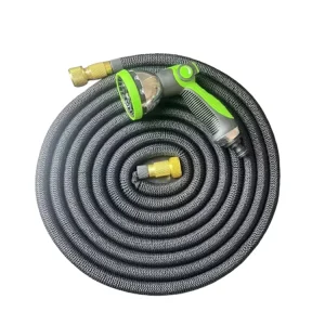100ft Double Layer Latex Expanding Garden Hose with ABS PP Connectors Anti Corrosion Anti Abrasion Rubber Hose Pipe Hose Reel