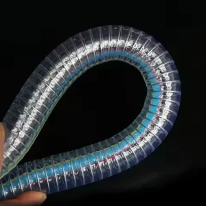 100m Flexible PVC Steel Wire Composite Hose 2 12mm Transparent Food Grade Intake Pipe with Cutting Service for Air Water Liquids