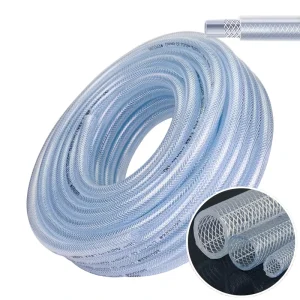 100m PVC Fiber Reinforced Braided Hose 1.5 Inch Reinforced Polyester Fiber Braided Hose