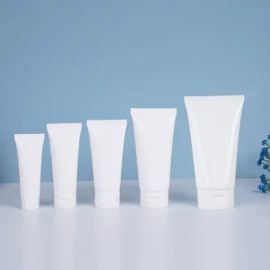 100ml 200ml Customized White Cosmetic Plastic Packaging Tube Skincare Container Cream Hand Cream Squeeze Packaging Tube