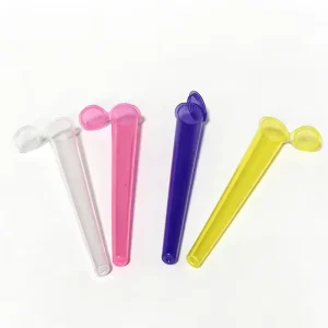 109mm PP Child Proof Pop Top Tube Child Resistant Joint Tube Pressure Cap Squeeze Cones Conical Tube