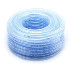 10m 20m PVC 8 12mm Braided Reinforced Garden Hose Flexible Water Supply Pipe Anti Corrosion Root Support Environmental
