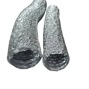 10m Flexible Dryer Vent Hose Aluminum Foil Ducting for Kitchen Bathroom School Exhaust for Wet Dry Environments HVACS Systems