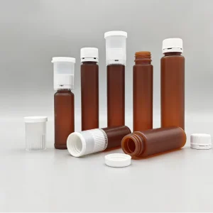 10ml 20ml 25ml 30ml 50ml Medical Grade Long Tube PP PET Plastic Slim Bottle with Tamper Proof Screw Cap for Collagen Syrup Herb