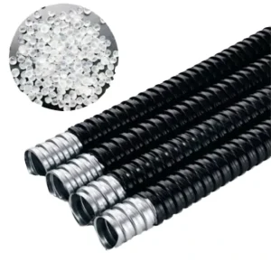 10mm 15mm 20mm 25mm 32mm PVC Coated GI Flexible Metal Corrugated Electrical Conduit Pipes Hoses White Black