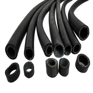 10mm Rubber Hose EPDM Inner Tube Two Layer Steel Wire Braided Reinforced Flexible Industrial Air Water Line PVC Outer Cover