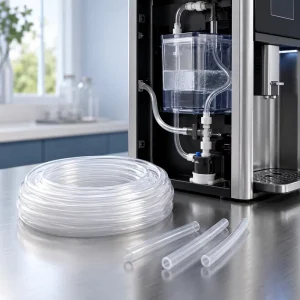 10mm Transparent Platinum Non Toxic Thin Wall Water Dispenser Silicone Pipe Hose for Coffee Machine