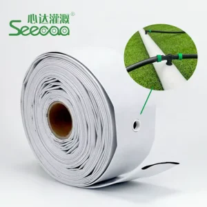 110mm Flexible Pipe PE PP Irrigation Lay Flat Hose with Integral Welding Outlets Pipe