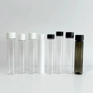 115mm 116mm 119mm 120mm 123.5mm 125mm Plastic Tube PET Small Vial Bottle with Childproof Cap