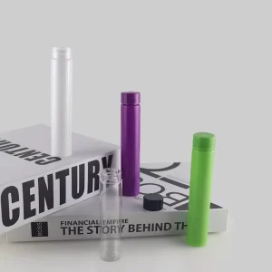 115mm 116mm Plastic Tubes Cigarette Tubes Child Resistant Bottle Screw on Safety Caps Pharmaceutical Packaging