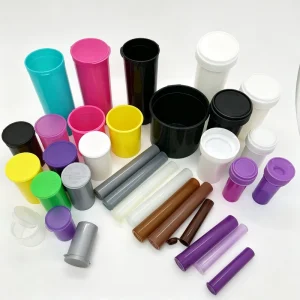 116mm Plastic Pop Top Tube Airtight Cigar Container Child Resistant Storage Roll Tubes Packaging