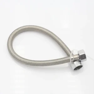 11mm Stainless Steel Braided Hose Flexible for Hot Water Use 20cm-2.5m Length 2.0 Mpa Explosion Pressure 0-90
