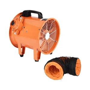 12″ 14″ 16″ Industrial Axial Flow Fan Portable Ventilators Axial Fan with Flexible Ducting Hose