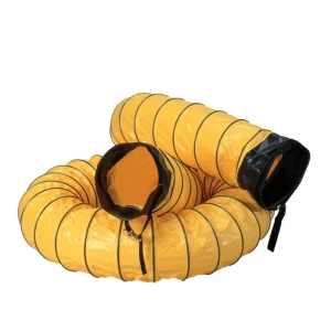 12″ 300MM PVC Ducting Hose Flexible HVAC Duct Hosing for Blower Exhaust Fan Vetilator Heater High Temperature Air Mover Exchange