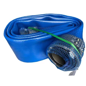 12″ Color Anti-Abrasion Flexible Soft TPU Pressure Testing Lay Flat Hose