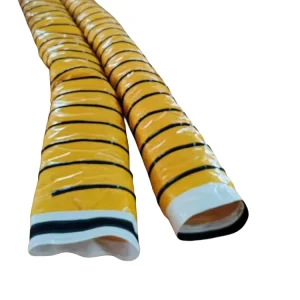 12 Inch Lightweight Flexible PCA Air Conditioning Hose Aviation Cooling Duct Ground Support