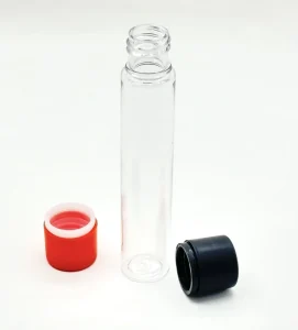 120mm Transparent Plastic Pet Tube with Easy Open End Round Anti Theft CR Cap for Pill Sealing
