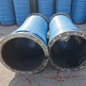 125mm Spray Pipe Sand Blasting Hose Wear resistant Anti aging Mud Rubber Pipe