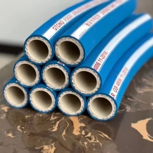 12Bar 3/4 Inch Blue and White Rubber Food Grade Hose for Water Milk Beer Factory Direct Sale