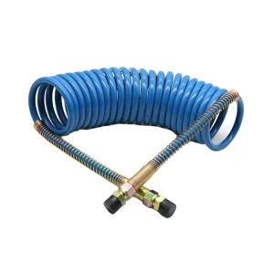 12×9 15m Pneumatic Spring PA Air Hose Pneumatic Tube Air Brake Hose High Pressure PE Flexible Spiral Trailer Air Brake Coil Hose