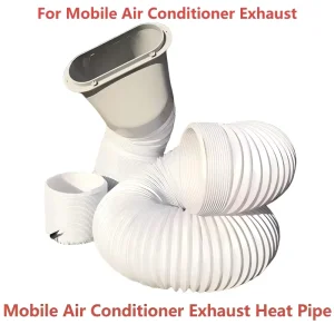 130/150mm Portable Air Conditioner Exhaust Hose PP Corrugated Telescopic Vent Pipe