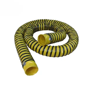 130mm Plastic Nylon Flexible Suction Duct for Ship Building Ventilation for Ship Maintenance Marine Negative Pressure Hose