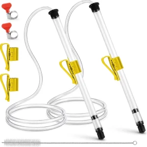 14″ Auto Siphon Mini Siphon for 1 2 Gallon Carboys Easy Transfer for Homebrew Wine Beer Mead & Kombucha Kink Resistant Tubing