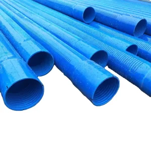 140mm 125mm Blue Color PVC Water Pipe For Drilling