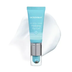 15 ml 17ml PE Logo Custom Color Empty Squeeze Soft Plastic Cosmetic Tube With Metal Roller Applicator for Eye Cream