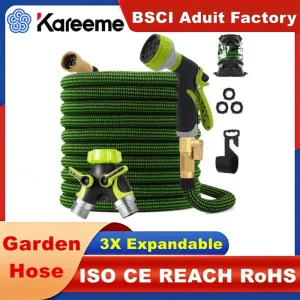 150FT 200FT Extra Long Industrial Strength Commercial Grade Expandable Garden Hose for Large Landscape Projects