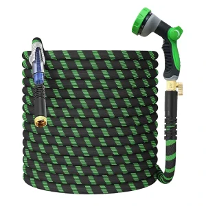 150FT Non Expandable Hose Intractable Garden Hose with Film and Durable PVC Garden Hose