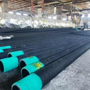 152mm (5 Inch) Two Layer Steel Wire Braided Nitrile Rubber Suction Hose for Mining Gold Dredging Operations Water