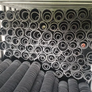 152mm Two-Layer Steel Wire Braided Nitrile Rubber (NBR) Corrugated Suction Drainage Slurry Hose Wear-Resistant