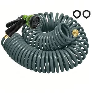 15M 50FT Expandable Magic Hose Portable Lightweight Retractable Flexible Coil Garden Hose for Watering Cleaning&Car Washing