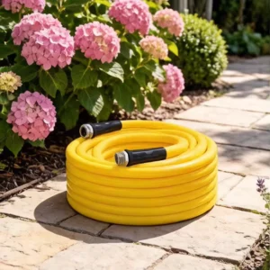 15M 50FT Lightweight All Weather PVC Garden Hose Durable Flexible with Leak Proof Connections for Watering&Car Washing