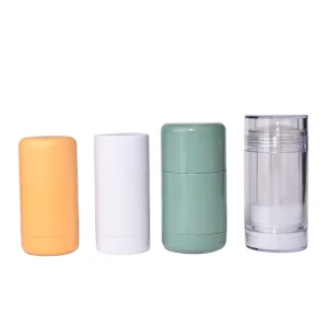 15g 30g Recyclable Twist up Tube Deodorant Mud Smear-type Biodegradable Clear Plastic Tube Antiperspirant Deodorant