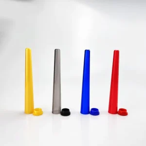 16*115mm Plastic Packaging Tube Conical Tubes King Size Pop Top Vial for Roll Paper