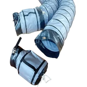 16 Inch 5m PVC Flexible Duct Hose with Carry Bag Spiral Wire Support