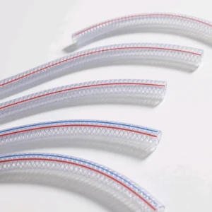 160Degree Clear PVC Steel Wire Spiral Hose Durable Flexible Hot Water Hose Plastic Tubes 100m Length Resistant High Temperature