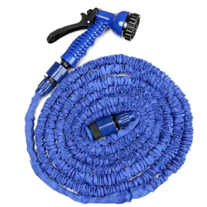 16ft 32ft 49ft 65ft 131ft Flexible Hose Set Nozzle Gun Car Washing Magic Plastic Water Pipe Sprayer Expandable Garden Hose