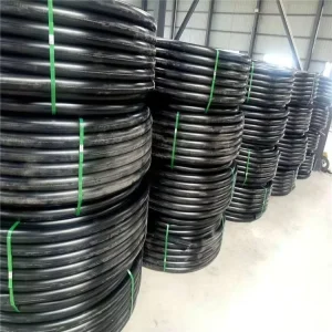 16mm 63mm Black HDPE Flexible High Pressure Irrigation Pipe Roll SDR11 Socket Welding Connection Water Applications