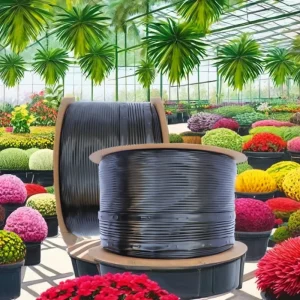 16mm Drip Irrigation Hose Plastic Flat Top Dripper Water Saving Home Garden