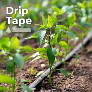 16mm Drip Tape Agricultural Water Saving High Efficiency UV Resistant Plastic Drip Line for Farm Greenhouse Irrigation