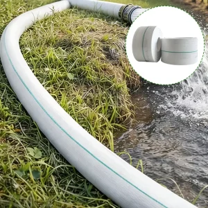 16mm White Agricultural Irrigation Hose 0.2mm Wall PE Blow Molding Watering Hose for Farm Greenhouse