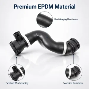17127521778 Direct Replacement Engine Water Pipe for BMW E60 Cooling Hose