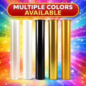 18mm Child Proof Squeeze Pop Top Cones Conical Pop Top Tube