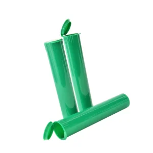 18mm Child Resistant Plastic Tubes Squeeze Pop Top Cones Conical Pop Top Tube
