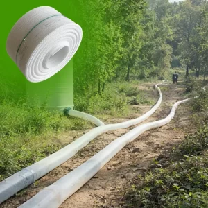 18mm White Agricultural Irrigation Hose 0.25mm Wall UV Resistant Blow Molding Long Life for Outdoor Use